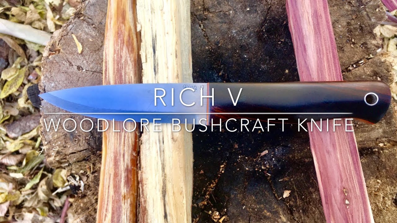 RICH V Woodlore Clone Bushcraft Knife “Users Review” YouTube