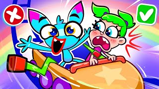 Don't Play in Driver's Seat | Car Safety | Kids Song