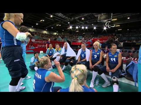 Sitting Volleyball - UKR vs NED - Women's Bronze Match - London 2012 Paralympic Games