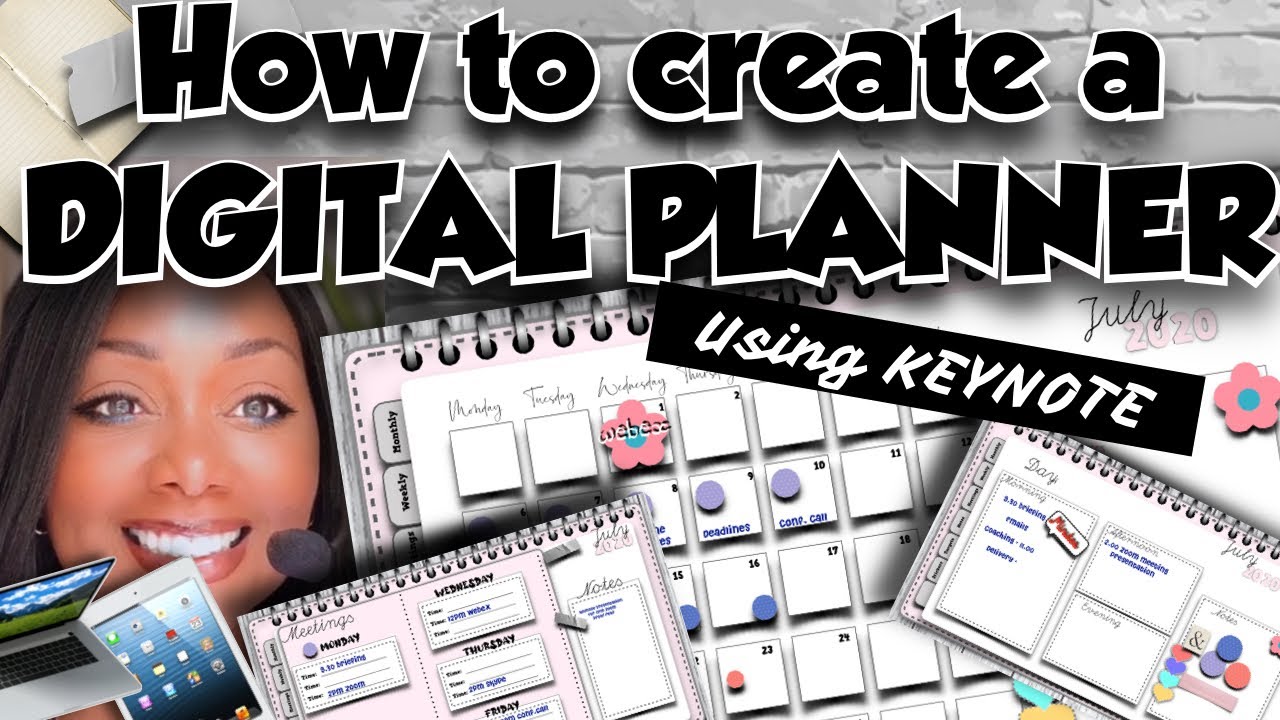 How to Create a Digital Planner Template Digital Planning Planning using Keynote YouTube