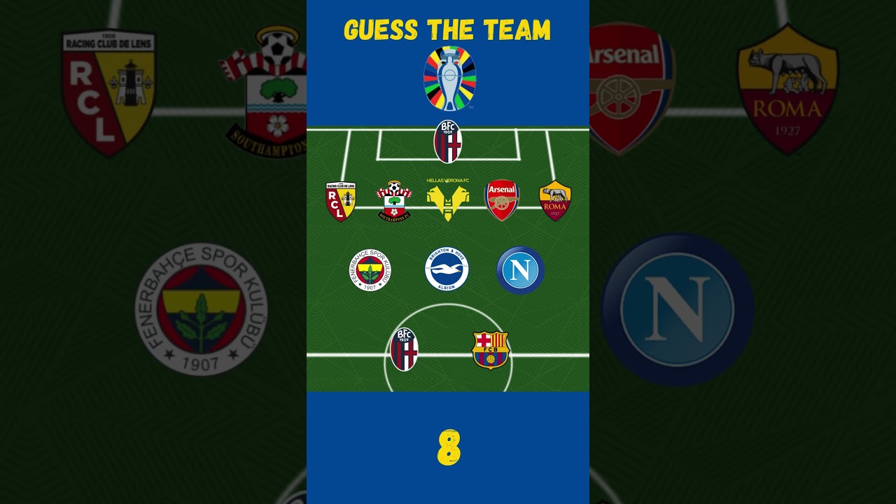 GUESS THE NATIONAL TEAM BY PLAYERS' CLUB || EURO 2024 || FOOTBALL QUIZ || #19