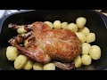 Рождественская утка!!!Утка в духовке с яблокам и апельсином.Ente mit Äpfeln .Duck with apples.