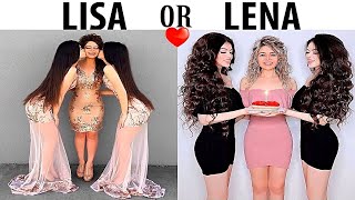Lisa Vs Lena Model Fashion Dersss Look 💖😍🥀#edit #lisa #lena #subscribe #viral #video