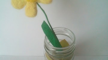 How To Make A DIY Camomile Flower From Wool - DIY Crafts Tutorial - Guidecentral