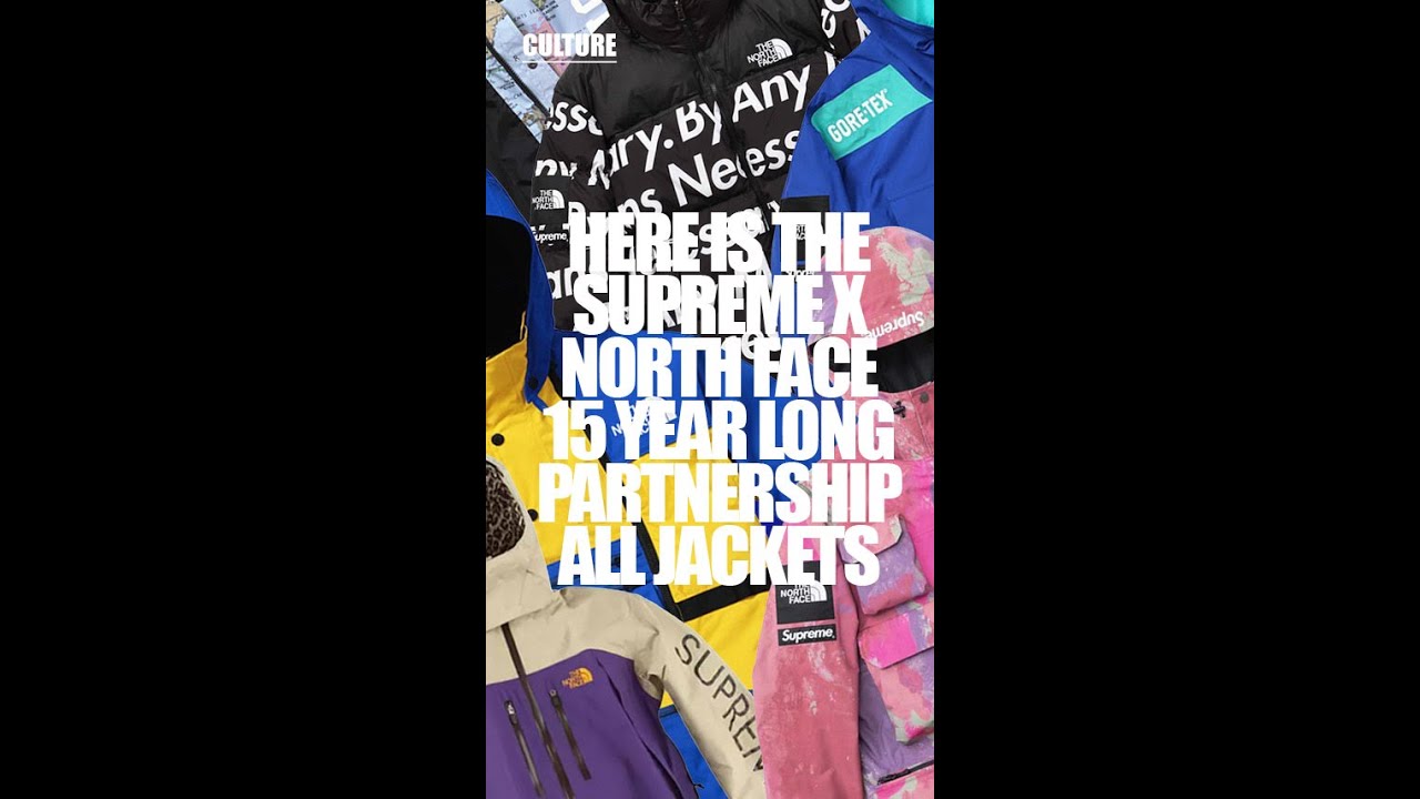 Here is The Supreme x The North Face 15 Year Long Partnership All Jackets