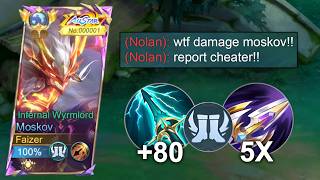 NEW META! GLOBAL MOSKOV 500% BEST DAMAGE BUILD AND EMBLEM!! (MUST TRY!) | MOSKOV BEST BUILD 2026