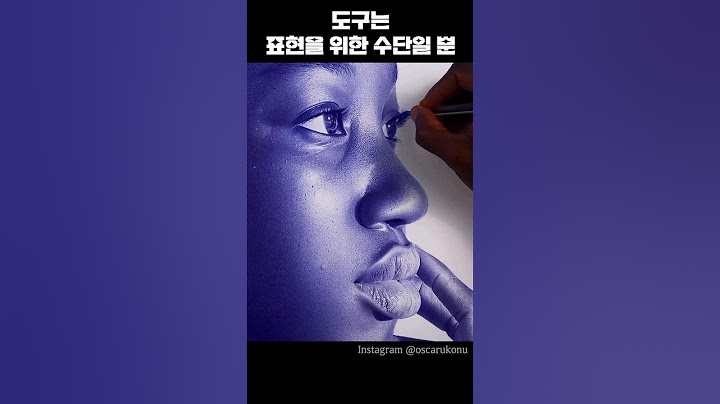 300원짜리 볼펜으로 그린 그림 클라쓰 ㅎㄷㄷㄷ