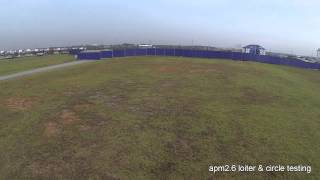 QAV400 APM2.6 loiter & circle testing