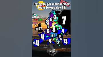 Trying to get a subscriber from Europe day 28 #europe #mapping #geotuber #geography #mep #mapper
