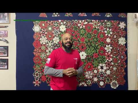 The longest kaleidoscope quilt in history!