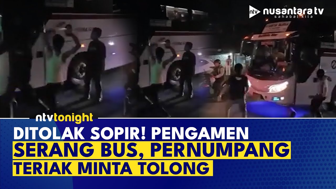 Dilarang Ngamen di Bus, 3 Pengamen di Tangerang Ngamuk Hingga Pecahkan Kaca Mobil | NTV TONIGHT