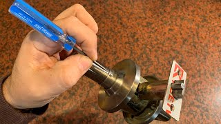 🔒Remove the Handle from a Steel Door Lock #diy