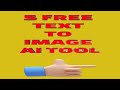 🔷5 Free AI tools to covert Text into Image 🔷