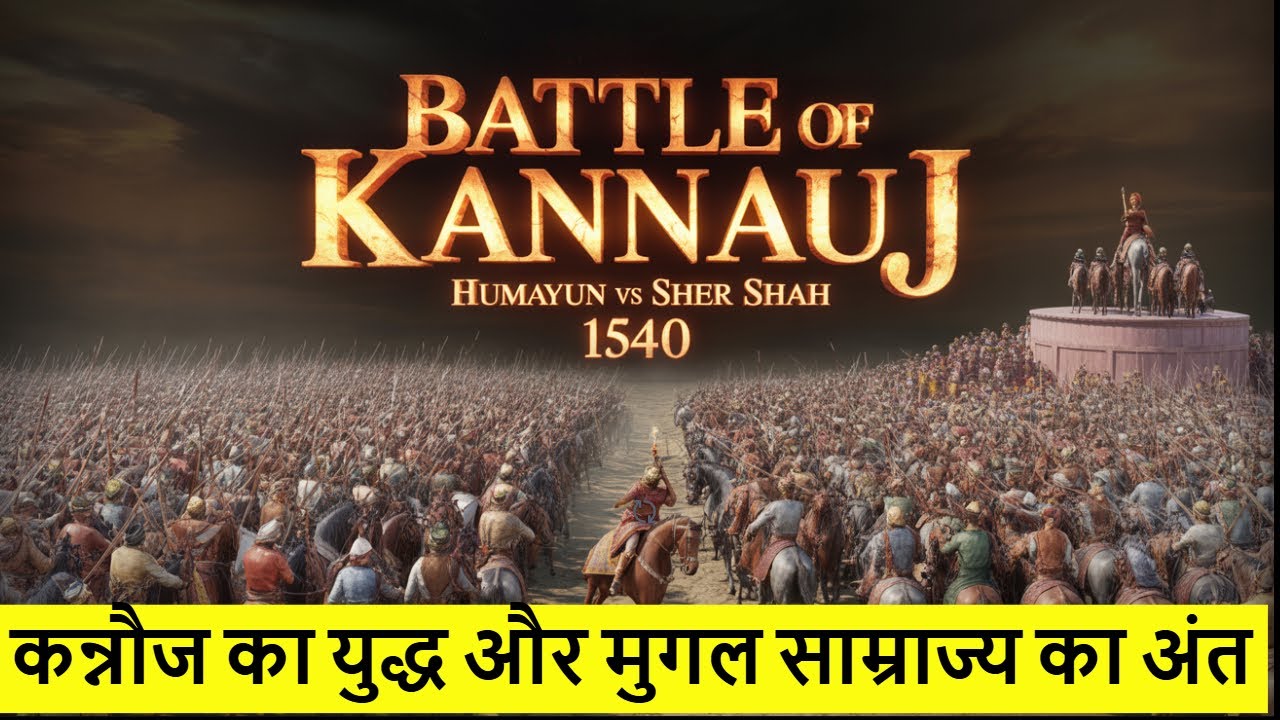 Battle of Kannauj 1540 | कन्नौज का युद्ध | Humayun vs Sher Shah Suri | Medieval History in Hindi