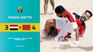 HIGHLIGHTS | #BSAFCON2021​ | Group B : Egypt 3-4 Morocco
