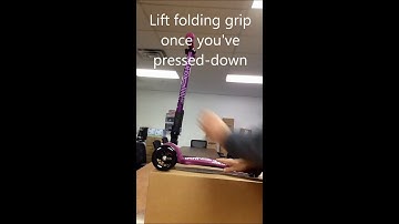 Maxi Foldable LED – How to Unfold and Fold | Micro Scooter Support