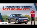 Honda city 2023 review adas design features explained  carwale