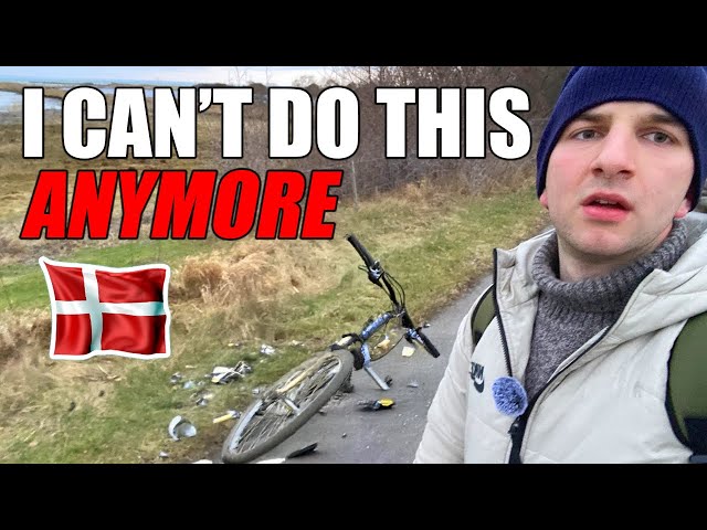 Travel vlog - Longest bike journey of my life through Denmark 🇩🇰