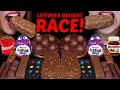 ASMR LEFTOVER DESSERT RACE! MALTESERS CHOCOLATE DONUT, M&amp;MS OREO ICE CREAM BARS, KINDER JOY EGGS 먹방