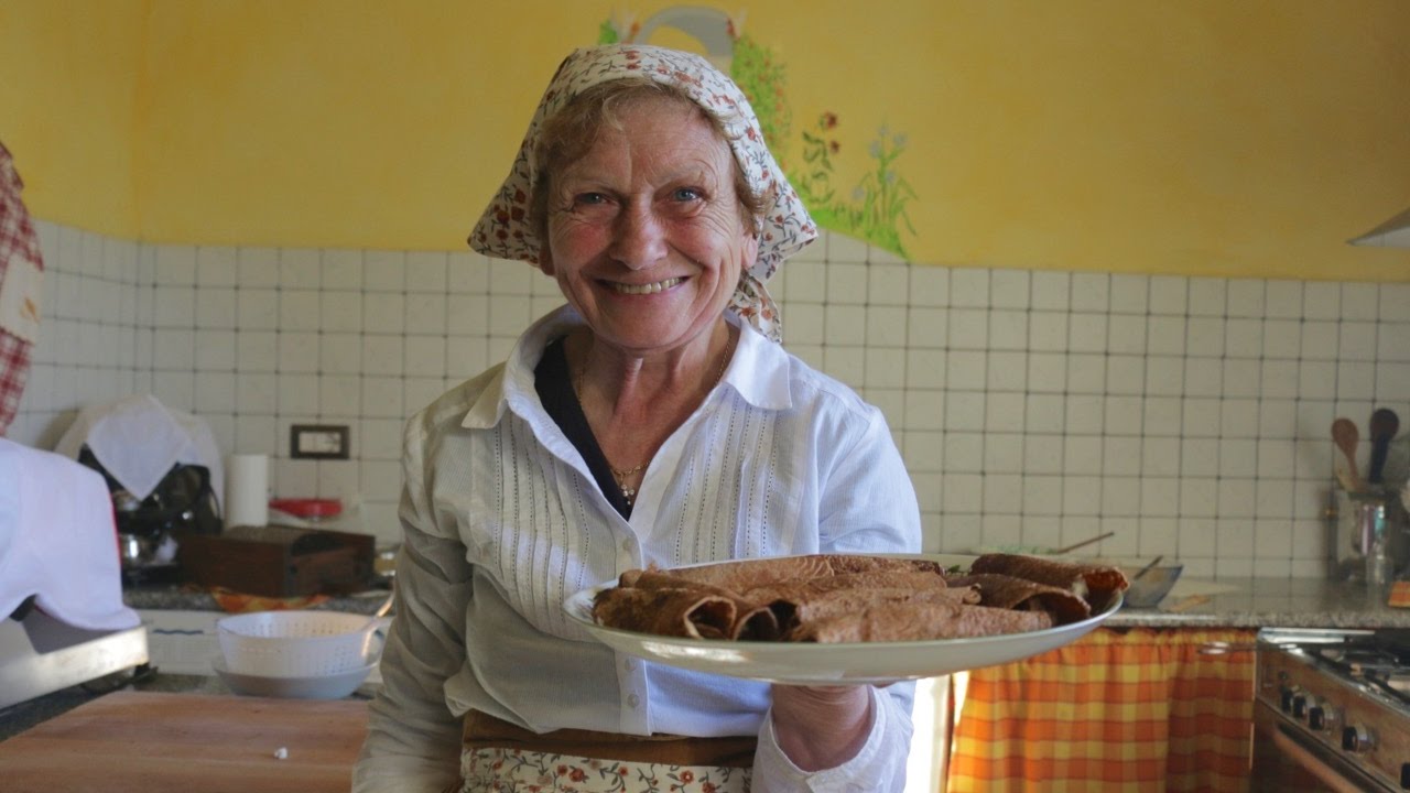 Discover Chestnut Flour Pancakes Called Necci Pasta Grannies Youtube