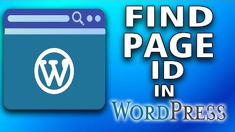 How To Find Page id In WordPress (post id) (very simple)