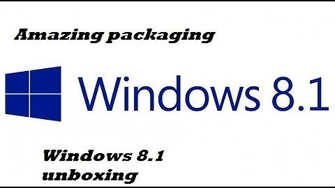 Windows 8.1 unboxing