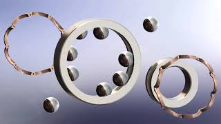 Bearing animated exploded view