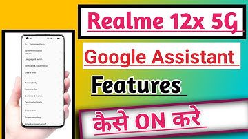 Realme 12x 5G How to Enable Google Assistant | Google Assistant ON Kare Tips And Tricks
