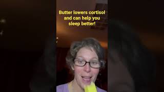 Butter Before Bed for Better Sleep #carnivore #sleep #butter #cortisol #animalbased #highfat