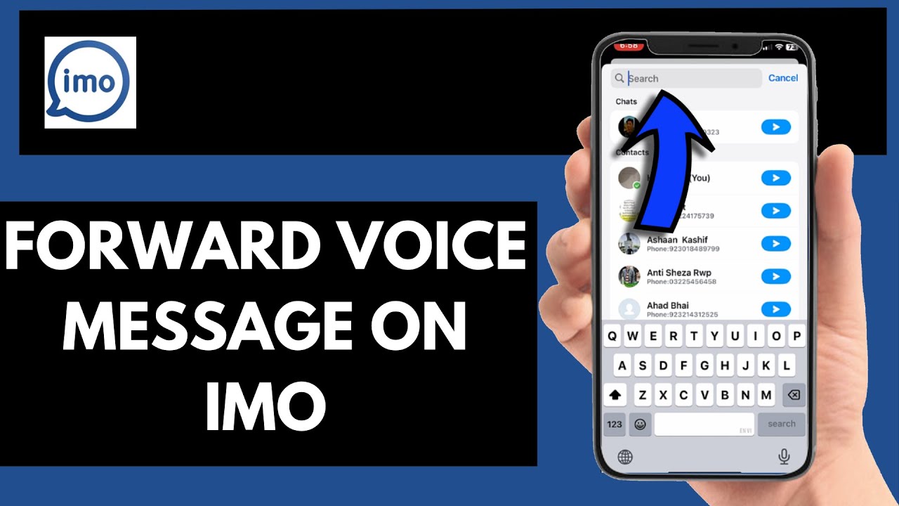 How To Forward A Voice Message On Imo