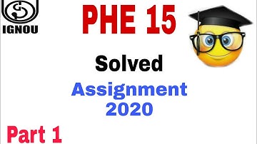 Phe 15 solved assignment 2020