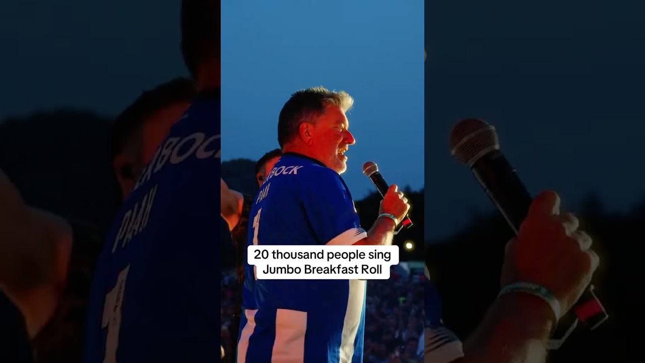 Pat Shortt sings his Jumbo Breakfast Roll song to Irish zoomers in modern Ireland