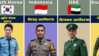 Police Uniform From Different Countries