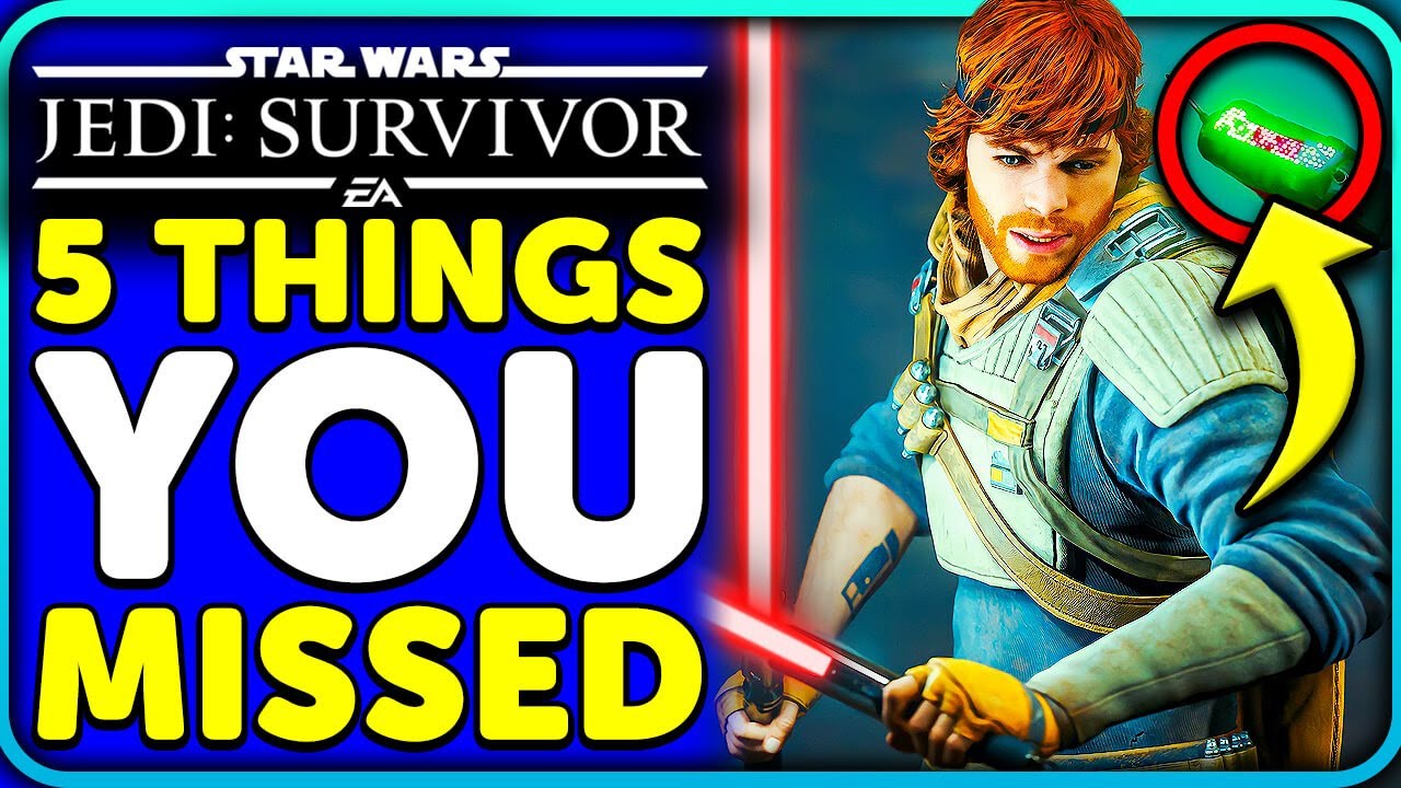 5 COOL Jedi Survivor Details YOU Missed! Star Wars Jedi Survivor Details