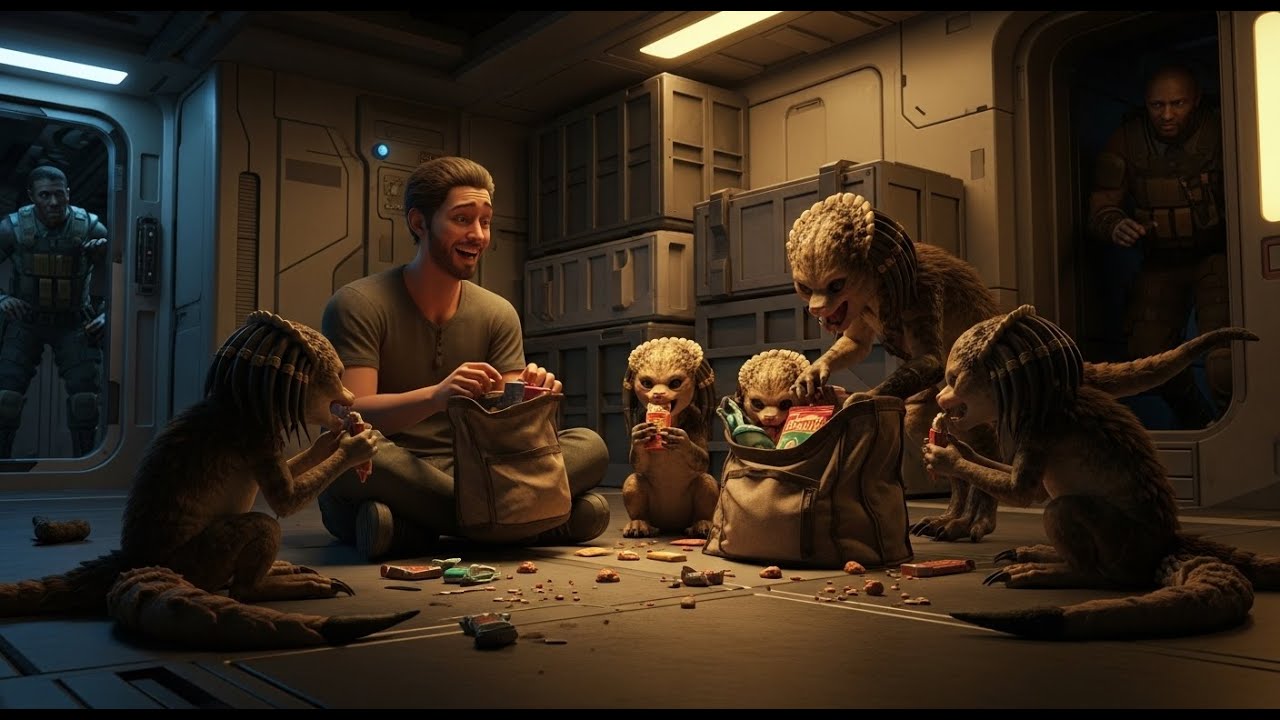 The Predator Cubs Went Missing — They Were Sharing Treats from a Human’s Supply Bag