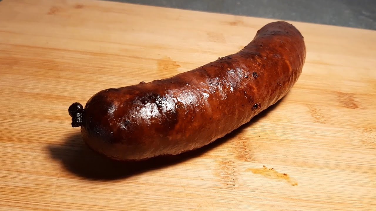 DIY Roast red pepper and garlic smoked sausage (wors) YouTube