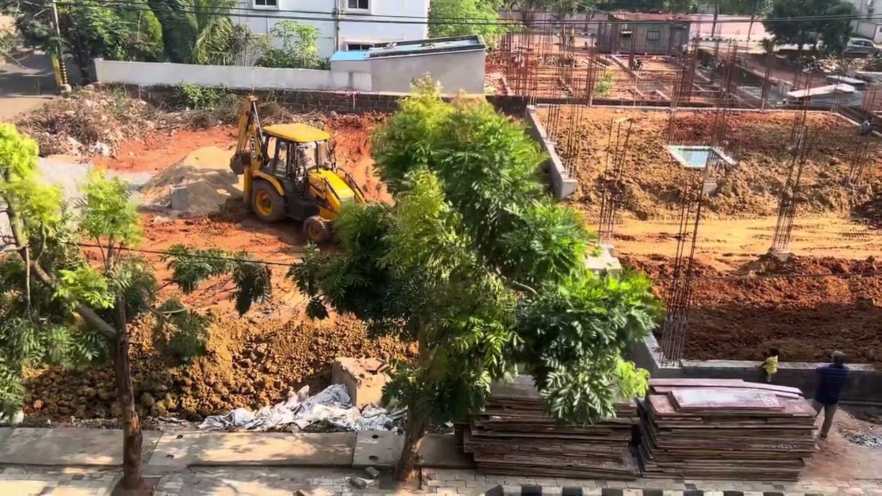 Sound of JCB loading soil | listen sounds of vehicles