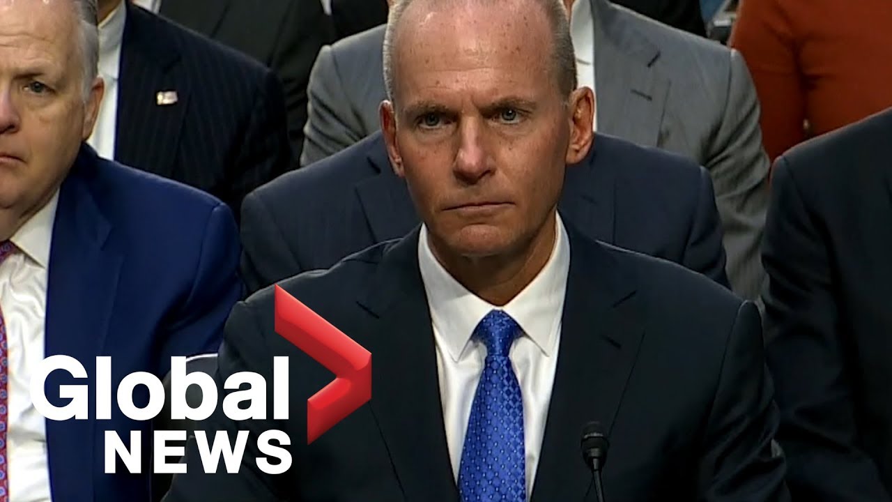 Boeing CEO criticized at Senate hearings on 737 MAX jets - YouTube