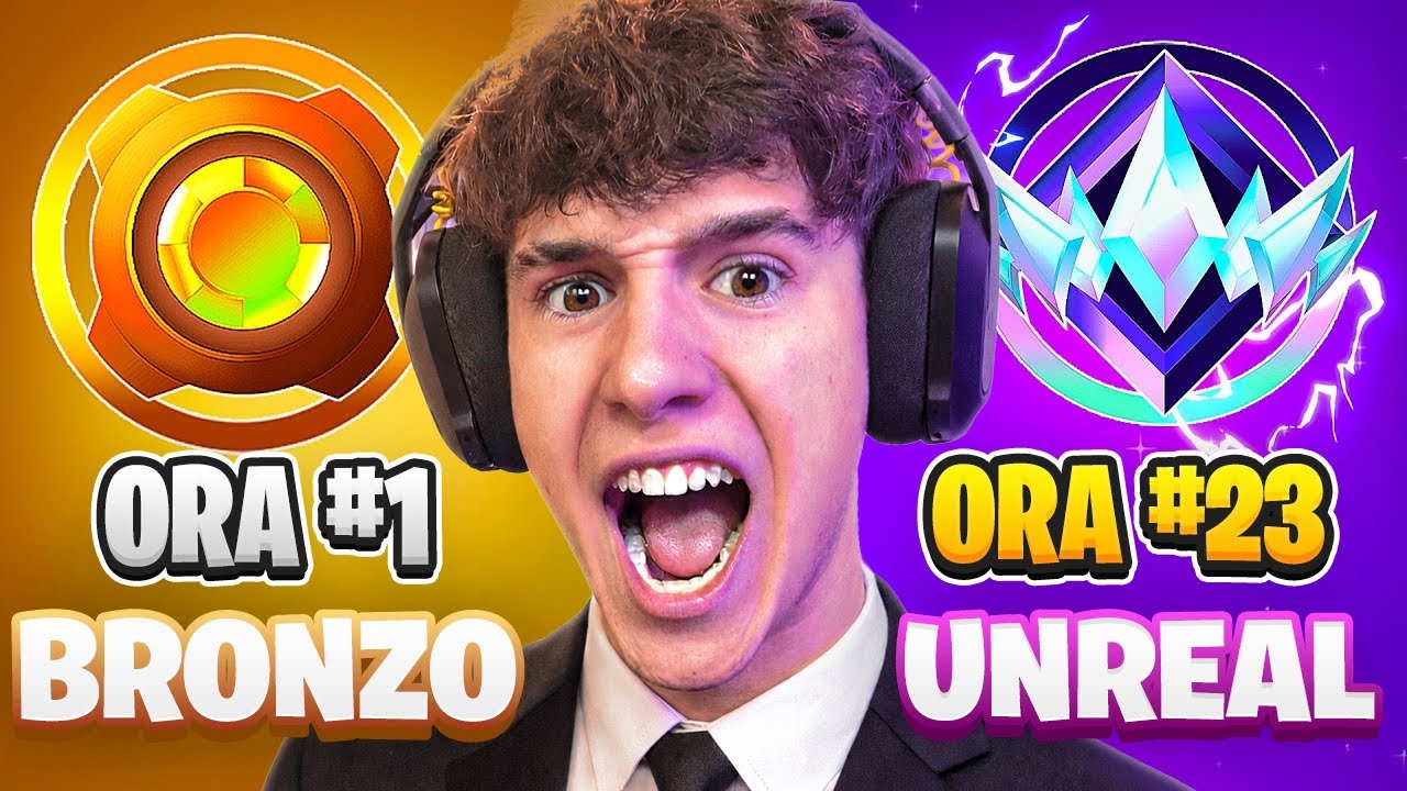 24 Ore per arrivare RANK UNREAL sul Secondo Account! 😱 Fortnite ITA