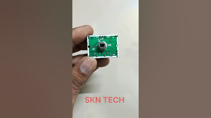 How to use a PIR Passive Infrared Motion Sensor