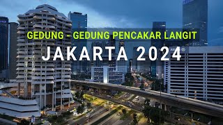 Pesona Kota Jakarta Sore Hari 2024, Melihat Keindahan Gedung2 Pencakar Langit Indonesia