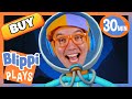 I Unlocked an Underwater Cave on Roblox! 🤿 BEST OF BLIPPI PLAYS ROBLOX! 🎮 Gaming Videos for Kids