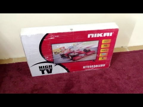 NIKAI 40 inch LED TV || Unboxing and Review - فتح صندوق ومراجعة تلفزيون نيكاي 40 بوصة