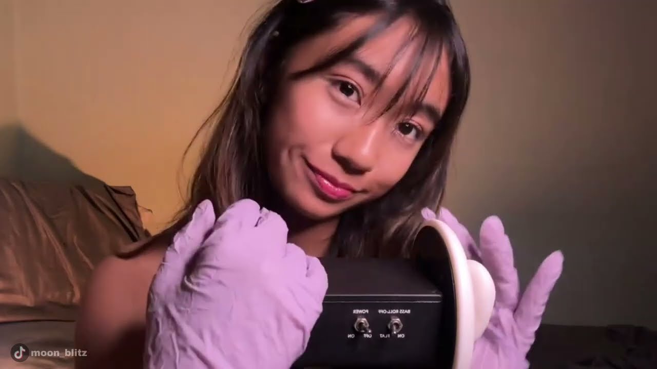 ASMR ~ Ear Massage 👂| lotion, oil, silicone, latex gloves
