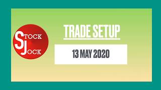 Trade setup for Indian stock markets for 13 May 20