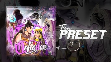 Har Har Mahadev 💓 | Ae inspired  | Alight Motion Edit | Mahadev | Free Preset