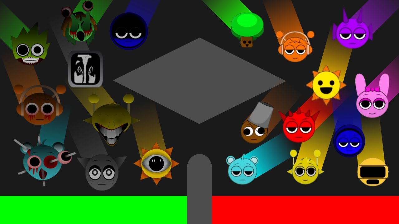 Sprunki Marble Race - Phase 1 VS Phase 2