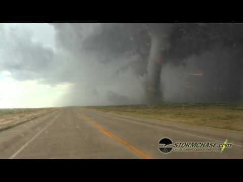 Incredible Tornado in Campo, CO Crosses Road Behind Us.