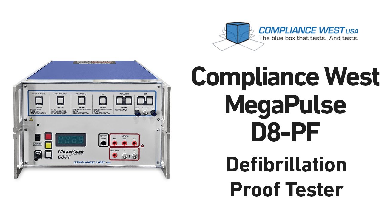 Compliance West MegaPulse D8-PF - Rent Defibrillation Tester