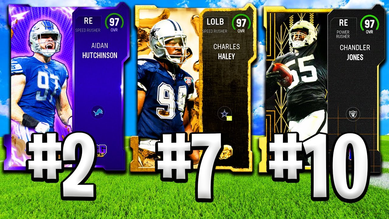 The Top 10 Pass Rushers in Madden 23 (Updated) YouTube
